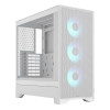 Fractal Design Pop 2 Air RGB Tempered Glass Mid Tower PC Case - White
