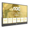 AOC 16T20E2 15.6" Full HD IPS 60Hz 4ms USB-C Portable Monitor with Speakers And Magnetic Cover With Stand