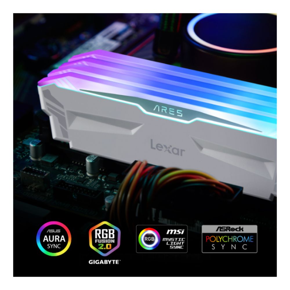 LD4EU008G-R4000GDWA - ARES RGB 16GB DDR4 4000 MHz Desktop