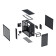 ASUS Prime AP303 Tempered Glass Mid-Tower PC Case - Black