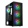 Kolink Observatory HF Mesh ARGB Tempered Glass Mid-Tower Gaming PC Case - Black