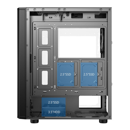 Modern CiT Air Max Airflow PC Case with tempered glass side panel