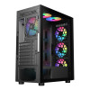 Spacious CiT Air Max Airflow ATX PC Case for gaming builds
