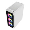 CiT Destroyer White ATX Gaming PC Case - White