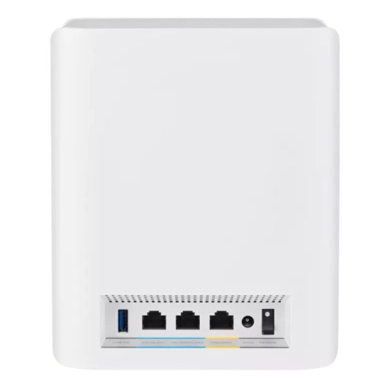 Wire Ports in ASUS ZenWiFi BE18000 Tri-Band Pa Ethernet Mesh System