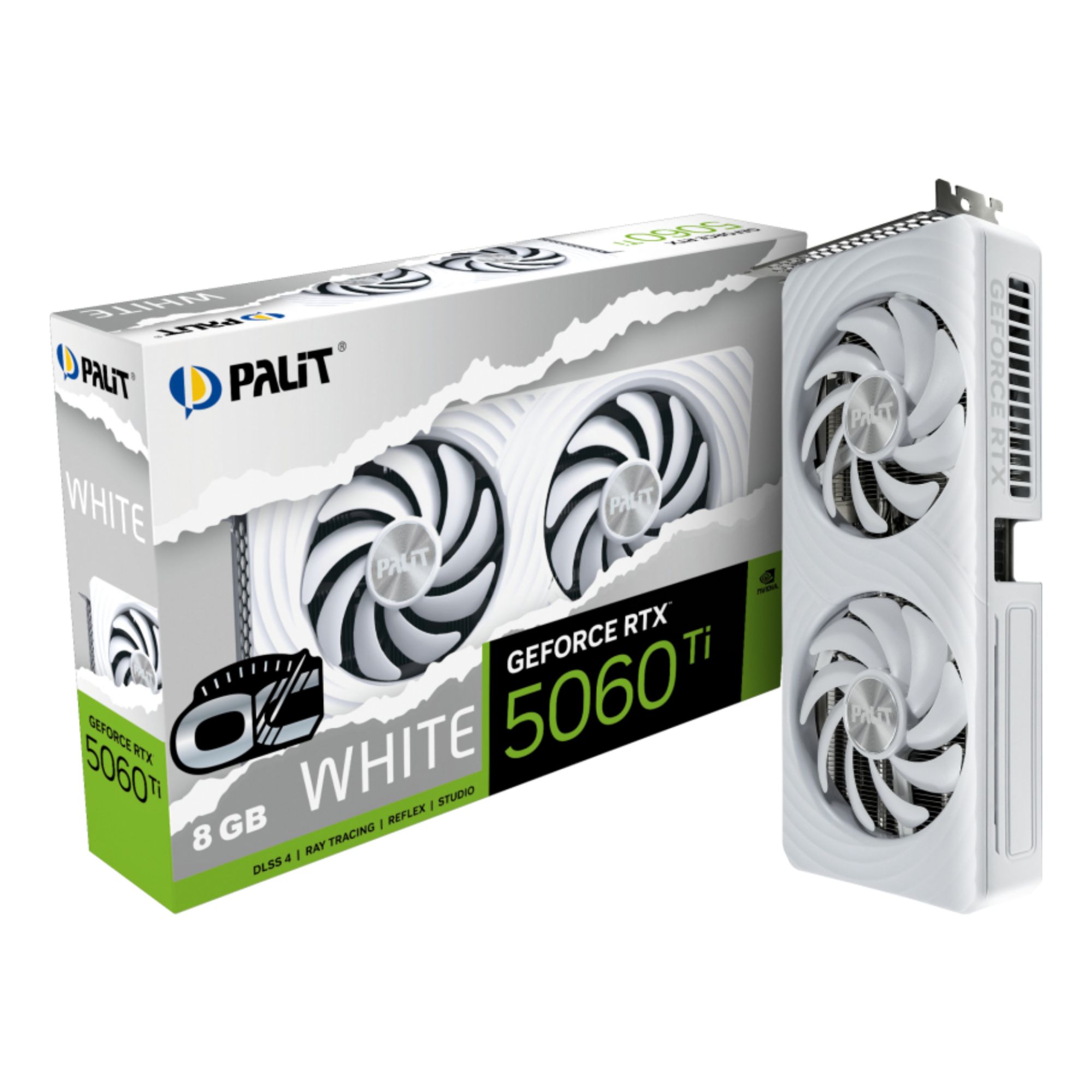 Palit GeForce RTX 5060 Ti White 8GB OC Gaming Graphics Card