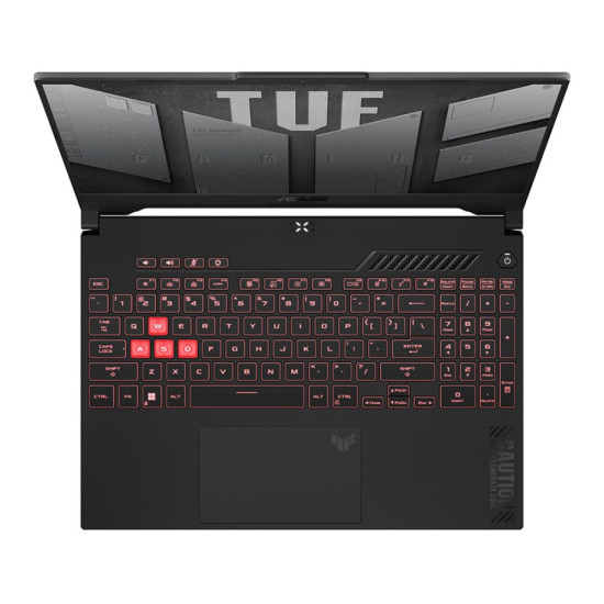 ASUS TUF A15 gaming laptop with 16GB RAM and 512GB SSD for fast performance