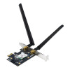 ASUS PCE-BE6500 WiFi 7 PCI-E 2 External Antennas WPA3 WiFi Adapter