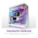 NZXT H9 Flow RGB+ (2025) Dual Chamber Mid Tower ATX Gaming PC Case - White