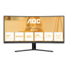 AOC CU34B3E 34" Quad HD VA 120Hz 1ms HDR10 UltraWide Curved Monitor with Speakers