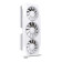 XFX Radeon RX 9060 XT Mercury Gaming 16GB OC Graphics Card - White