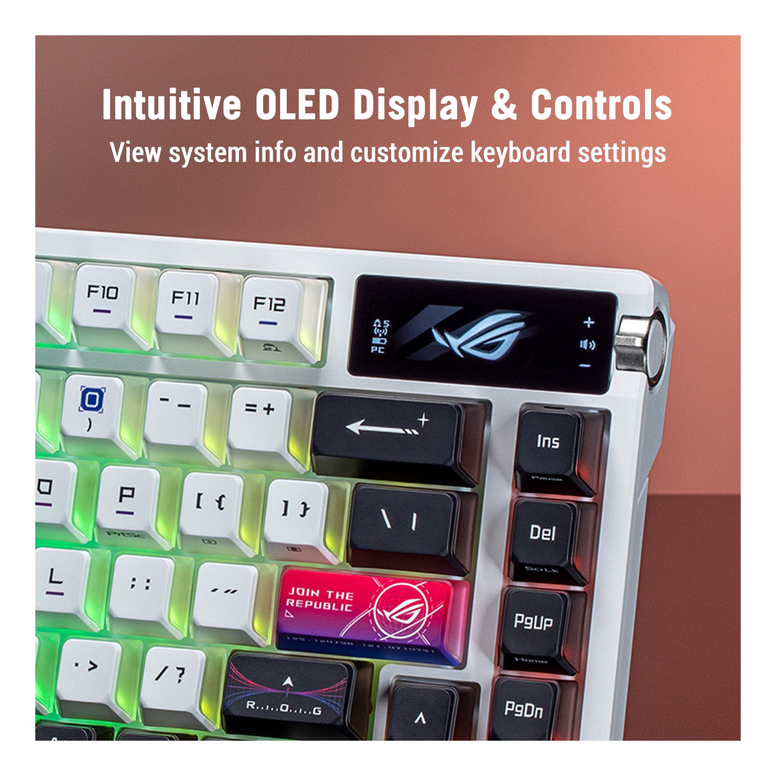 ASUS ROG Azoth X OLED RGB Wireless Gaming Keyboard