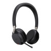 Yealink BH72 Teams Bluetooth USB-A Headset with Charging Stand - Black