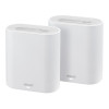 ASUS ExpertWiFi EBM68 WiFi 6 Tri-Band 2 Pack Router White