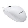 Logitech B120 Optical Wired 800 DPI Mouse - White
