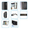 CiT S003B Slim Micro ATX or Mini ITX PC Case - Black