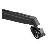 Neomounts FL50-550BL1 37-70" 50kg Height Adjustable Mobile TV Trolley Stand with Camera Shelf - Black