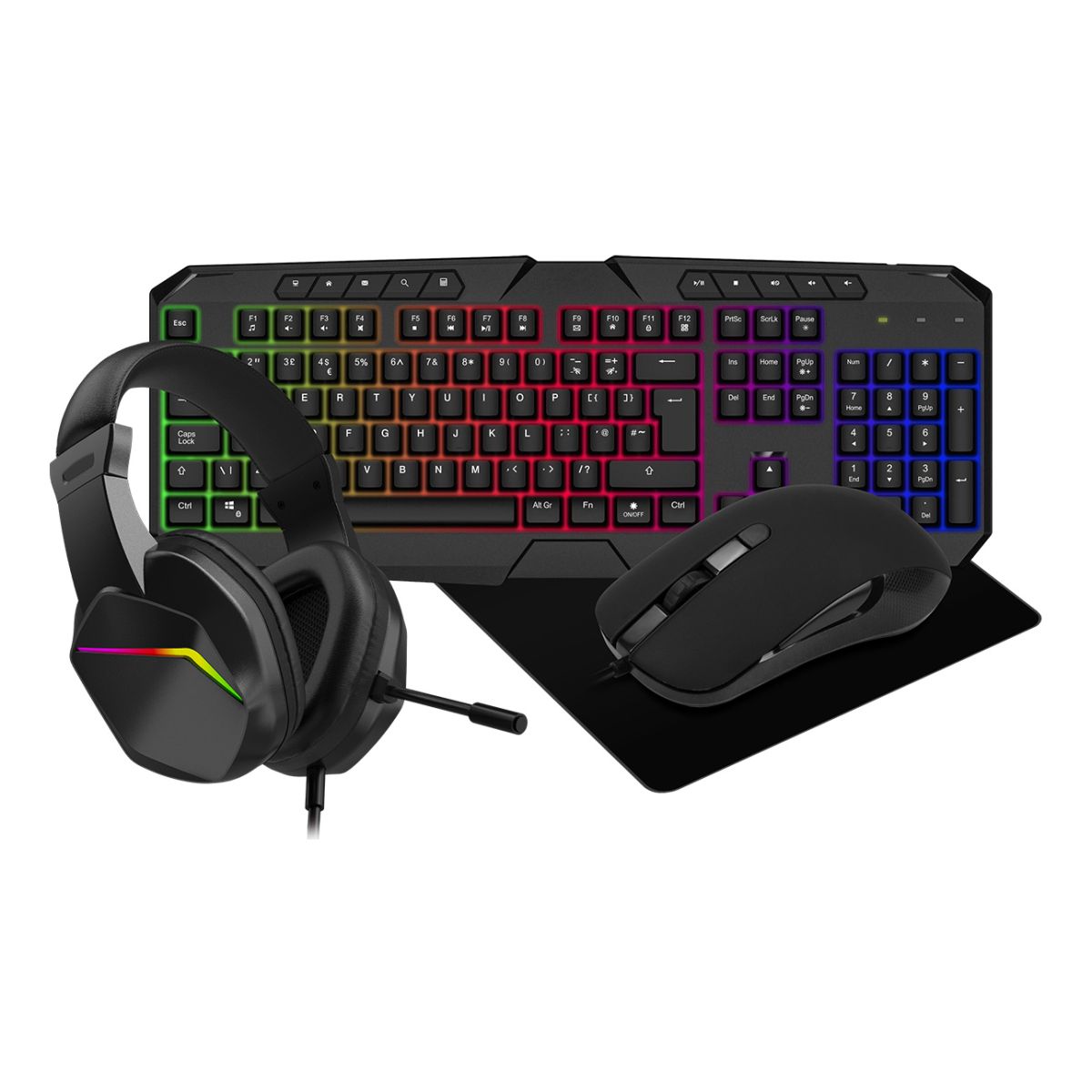 CIT Raptor 4-in-1 Gaming Combo Kit - Black