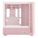 TRYX FLOVA F50 Tempered Glass Mid Tower Gaming PC Case - Pink