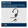 Poly Blackwire 5210 Monaural USB-C USB-A 3.5mm Wired Headset