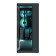 Arctic Xtender ARGB Mirror Tempered Glass w/ Vertical Mount Mid Tower PC Case - Black
