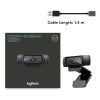 Logitech C920 Pro Full HD USB 30fps Webcam - Black