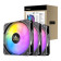 Antec P12 120 ARGB Hydraulic Bearing Computer Case Fan 3 Pack - Black