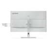 Lenovo L27q-4A 27" 2K Ultra HD LCD Height Adjustable Built-in Speakers Monitor