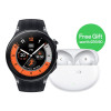 OPPO Watch X 1.43" AMOLED Snapdragon W5 2GB RAM 32GB Storage Smartwatch Platinum Black
