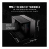 Corsair 2500X RGB Tempered Glass Mid Tower Gaming PC Case - Black
