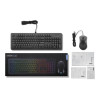 Lenovo Legion KM300 Wired 3-zone layout UK Layout  RGB Gaming Keyboard Black with Mouse