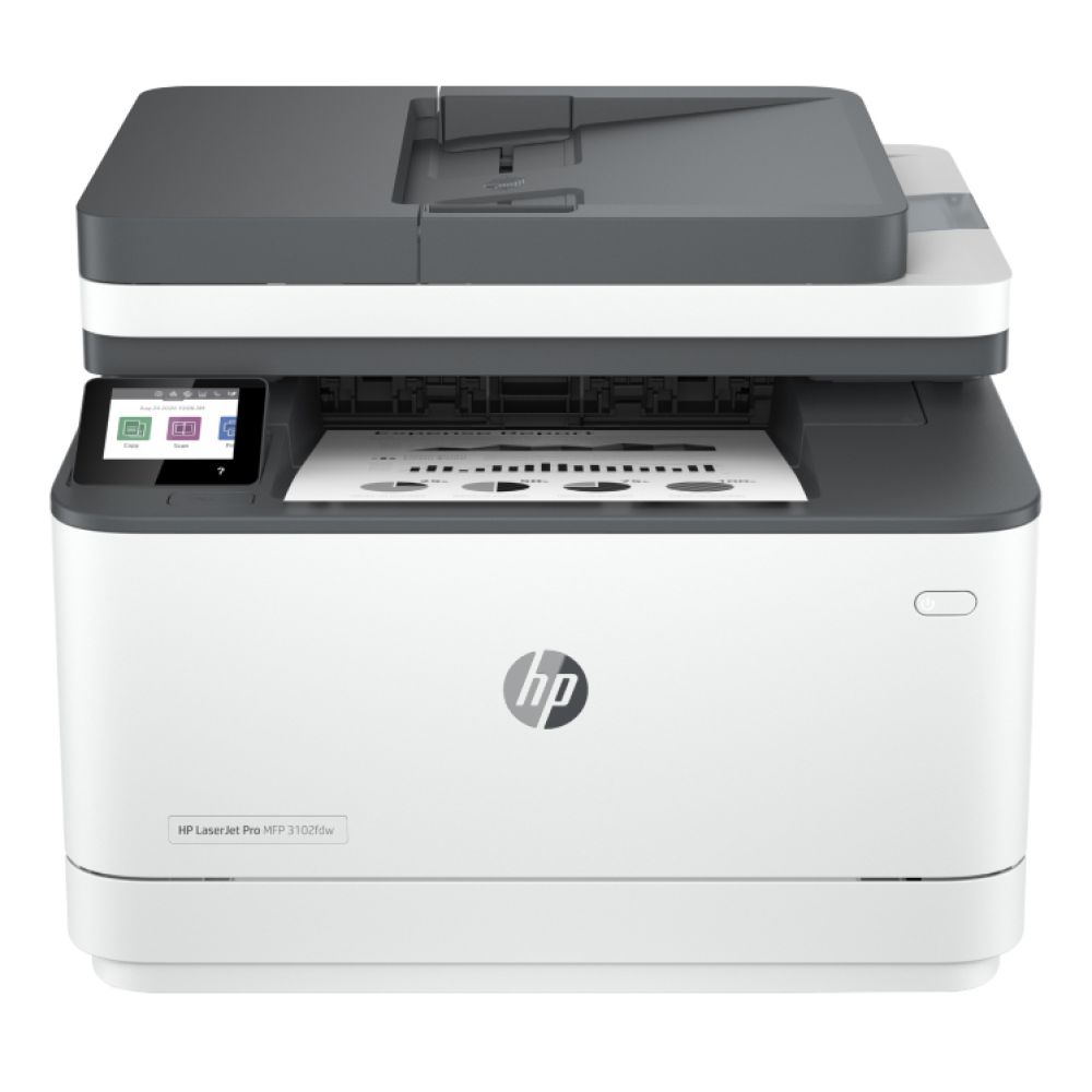 HP Laserjet Pro MFP 3102FDW Wireless All-In-One Printer with compact design