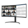Refurbished - LG 34WR55QK-B 34" WQHD Height Adjustable USB-C Curved Monitor