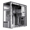 CiT Course Micro ATX Case with Brushed Aluminium Front & 1 x 8cm Rear Fan