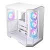 MSI MAG PANO 100R PZ Mid Tower Tempered Glass ATX Gaming PC Case - White