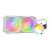 Valkyrie A240 240 ARGB Rifle Bearing All-in-One Liquid Cooler - White