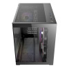 Antec CX600M ARGB Tempered Glass Mini Tower Gaming PC Case - Black