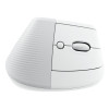 Logitech Lift Vertical RF Wireless Bluetooth Optical 4000 DPI Ergonomic Mouse - White
