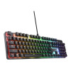 Trust GXT 871 Zora Full-size Wired Mechanical Gaming Keyboard - Black