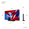 New Open Box - LG OLED48C46LA 48" Smart 4K Ultra HD HDR OLED webOS Smart TV with Amazon Alexa