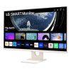 LG 27SR50F-W 27" IPS Full HD Smart Monitor with Web OS, Built in Apps and Speakers