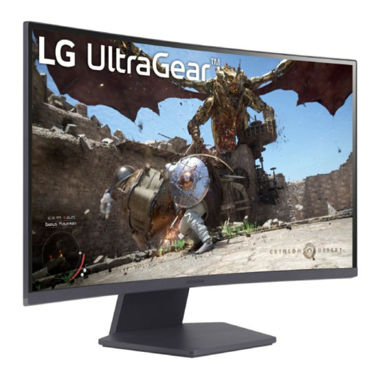 LG UltraGear 27GS60QC-B 27" Curved Quad Freesync Gaming Monitor 