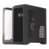 1st Player RT5 BK Tempared Glass Micro Tower Gaming PC Case with 3 x RGB Fans