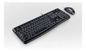 Logitech MK120 Keyboard & Mouse Combo - Black