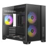 Antec Flux M Tempered Glass Mini Tower Gaming PC Case - Black