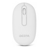 DICOTA D32045 Dual Mode Wireless Optical Mouse 1600 DPI Silent Rechargeable White