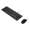 ASUS U2000 Copilot Full-size Wired Gaming Keyboard and Mouse Set - Black