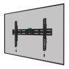 Neomounts WL30S-850BL16 42-86" Slim 3.3cm 60kg Lockable Fixed TV Wall Mount - Black