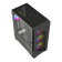 Vida Typhoon ATX ARGB Tempered Glass Gaming PC Case - Black