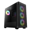 Gamdias ATHENA M3 Tempered Glass Mid Tower Gaming PC Case - Black